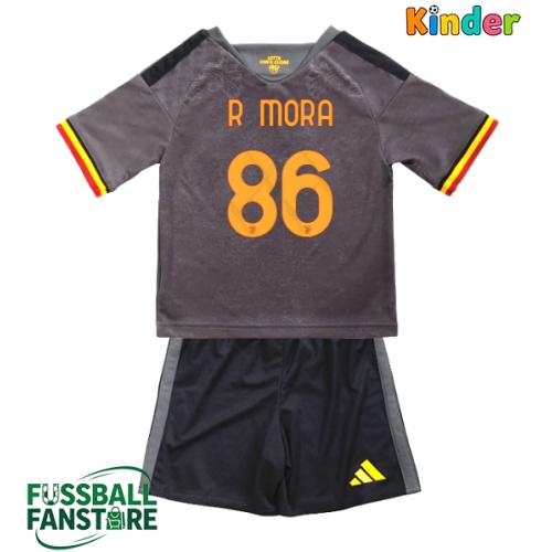 AS Roma Rodrigo Mora #86 Replik 3rd trikot Kinder 2026-27 Kurzarm (+ Kurze Hosen)